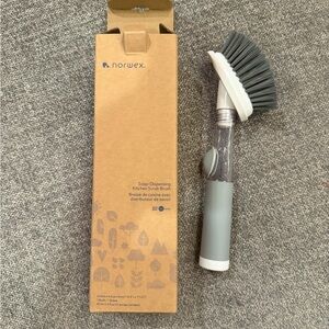 Norwex Gray Soap-Dispensing Scrub Brush